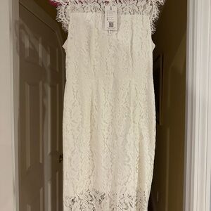 Elegant White Lace Dress